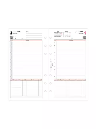 FILOFAX | Inserto per agenda giornaliera Professional tedesco Personal 2026 | 